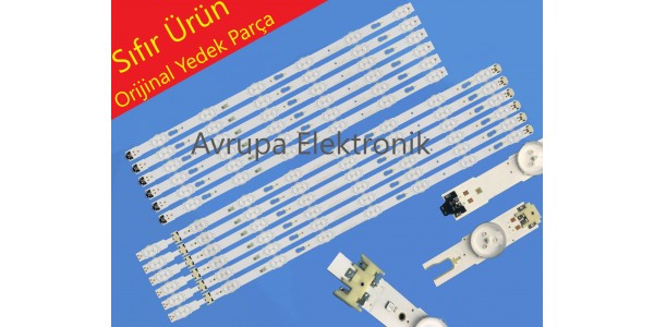 SAMSUNG UE55JU6070 LED bar - 12 Parça - V5DU-550DCA-R1 - V5DU-550DCB-R1